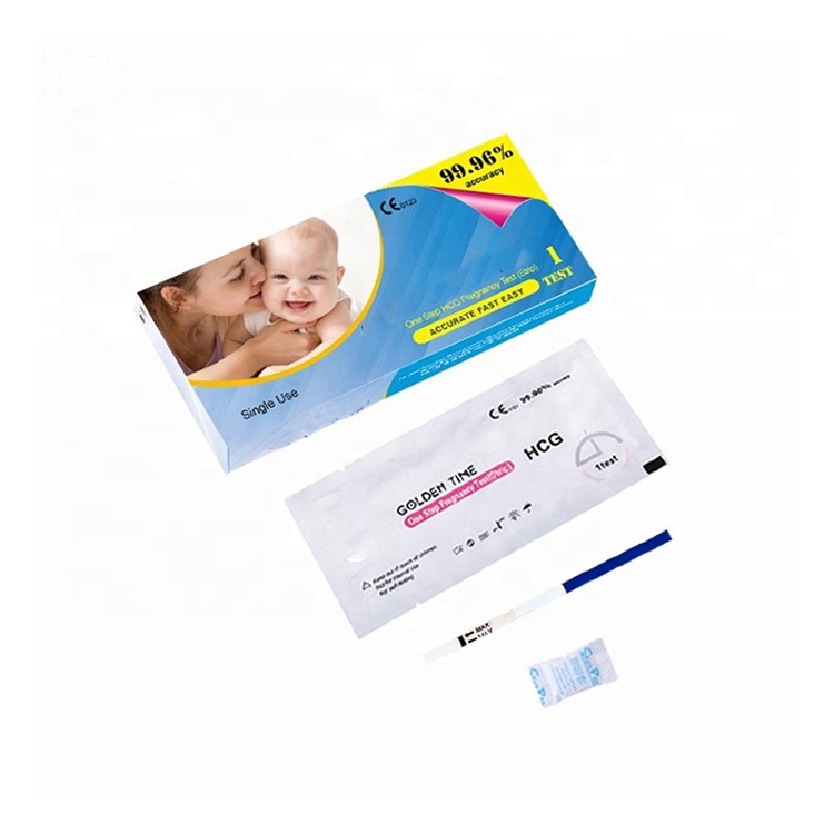 99.9% Kiʻekiʻe ʻO Mamma Perfect Hcg Pregnancy Test Rapid Strip