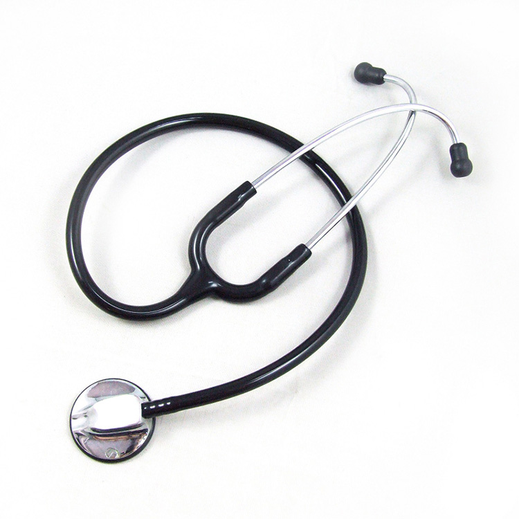 Ke Stethoscope poʻo hoʻokahi a ke Kauka Deluxe i hoʻopaʻa ʻia ʻo Zinc Alloy