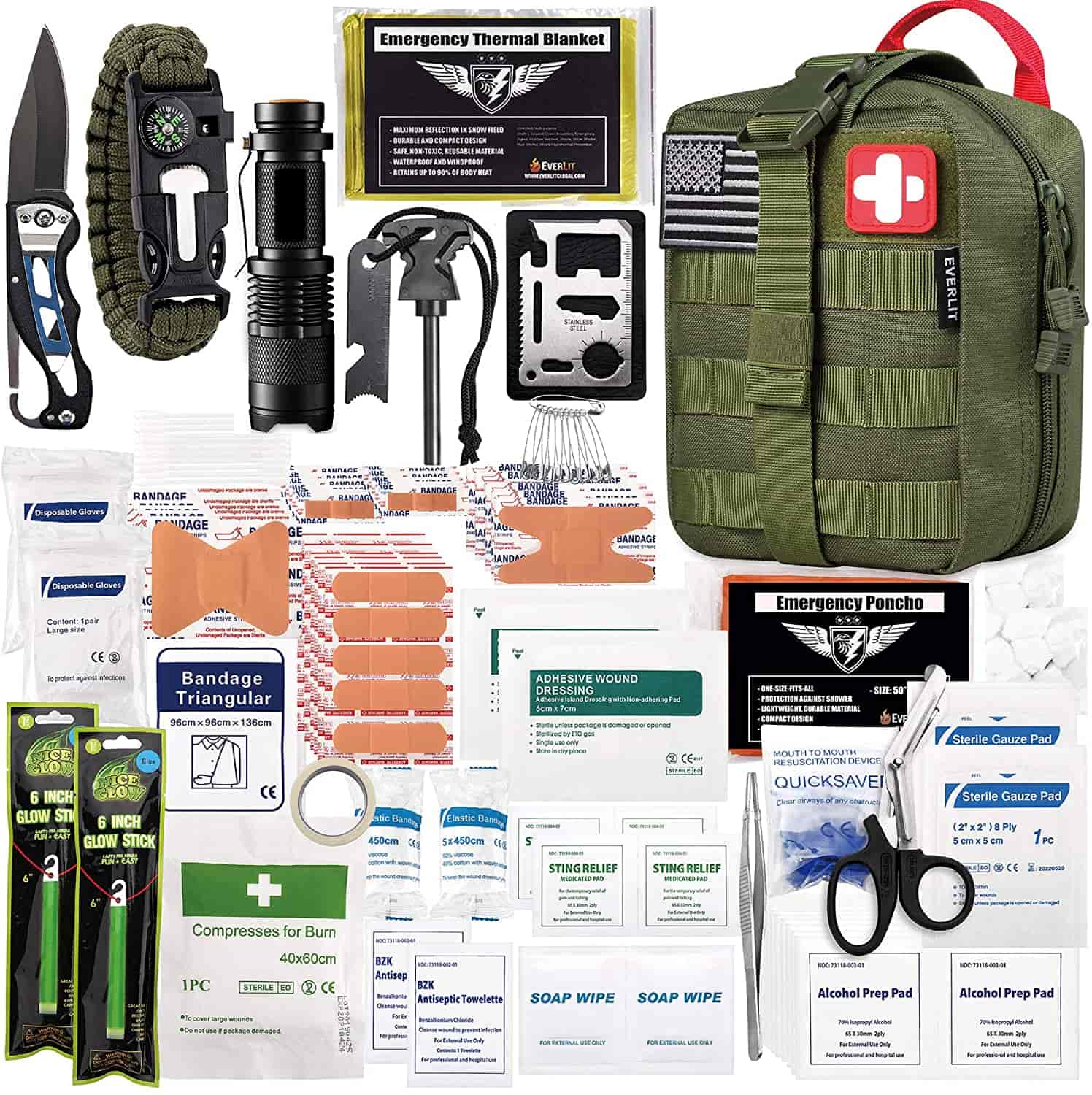ʻO Green Survival First Aid Kit He 250 Piece First Aid Kit