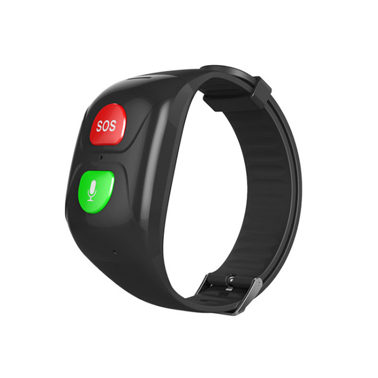 GSM GPRS Elderly SOS One Key Help Panic Button Emergency Alarm GPS Tracking Real-time Tracking Heart Rate Blood Pressure Monitor