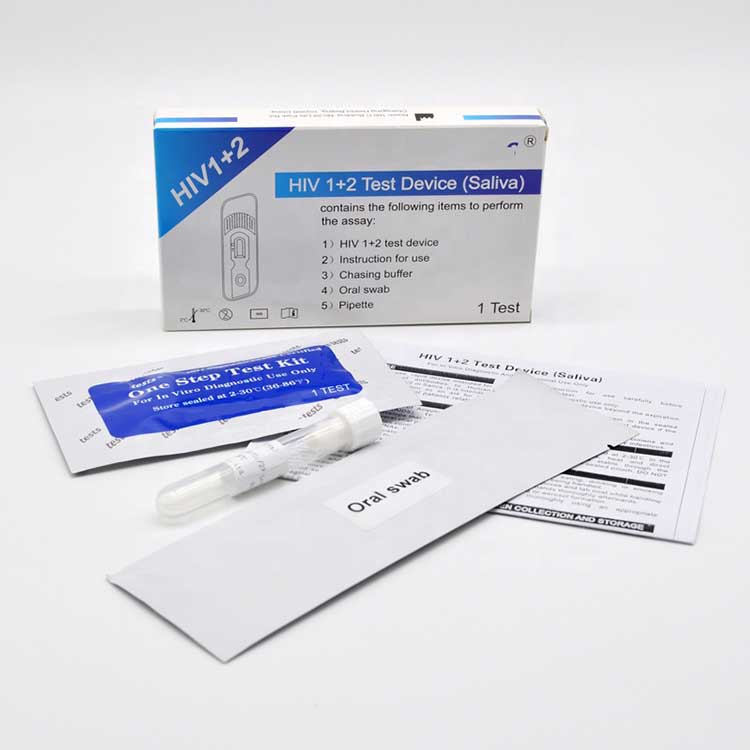 ʻO ka Lapaʻau Oral Hiv hoʻāʻo iā ia iho i ka Saliva Rapid Test Kit