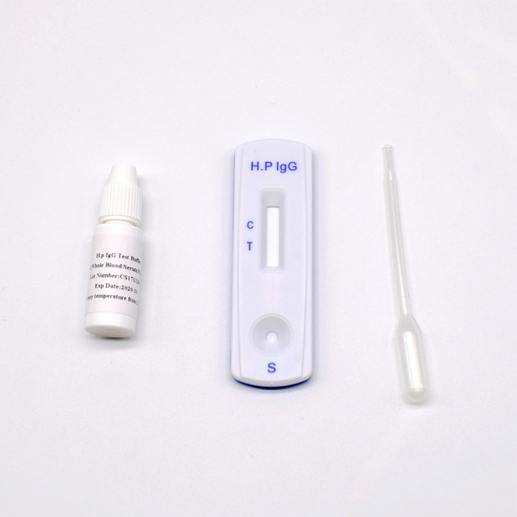 Hoʻokahi ʻanuʻu H Pylori Igg Antibody Blood Test Cassette