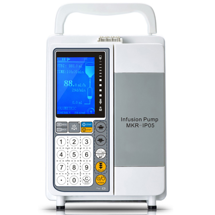 ʻO ka ʻōniʻoniʻo LED kemotherapy Lapaʻau Syringe Infusion Pump no ka Halemai